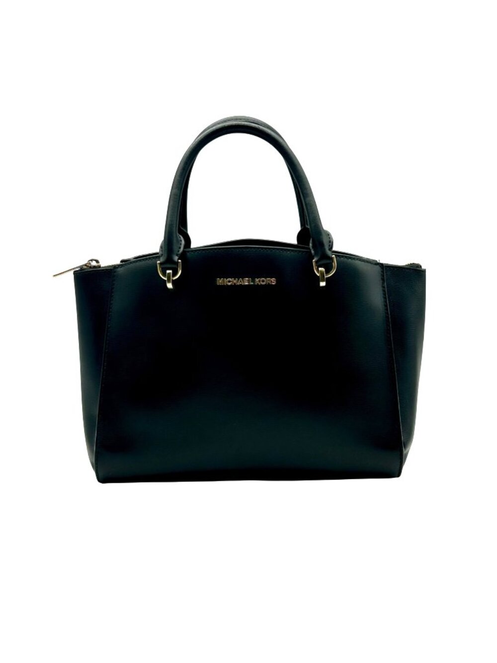 Michael Kors Black Saffiano Leather Satchel